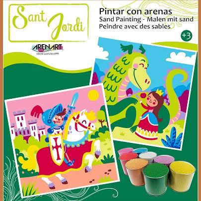SAND PAINTING SANT JORDI | 8437004930842 |   | Llibreria Geli - Llibreria Online de Girona - Comprar llibres en català i castellà