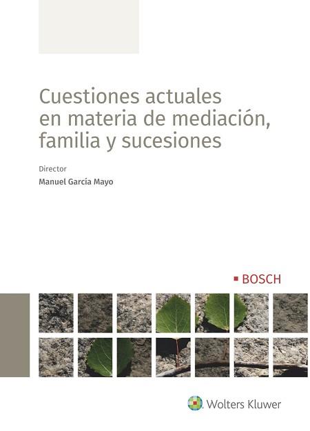 CUESTIONES ACTUALES EN MATERIA DE MEDIACIÓN,FAMILIA Y SUCESIONES | 9788490904381 | GARCÍA MAYO,MANUEL | Llibreria Geli - Llibreria Online de Girona - Comprar llibres en català i castellà