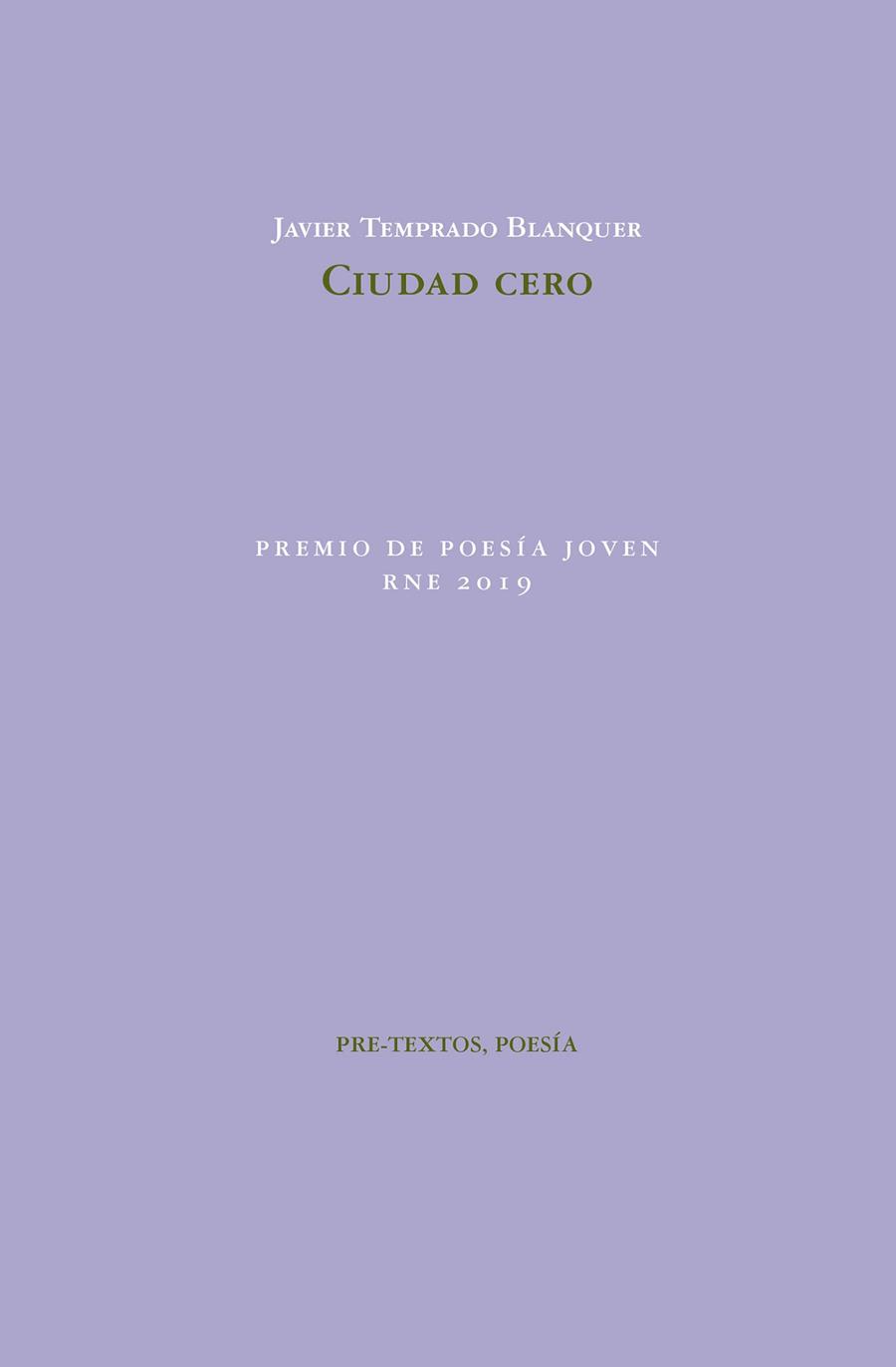 CIUDAD CERO | 9788417830755 | TEMPRADO BLANQUER,JAVIER | Llibreria Geli - Llibreria Online de Girona - Comprar llibres en català i castellà