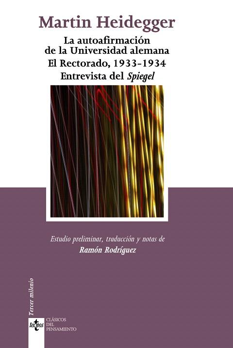 LA AUTOAFIRMACION DE LA UNIVERSIDAD ALEMANA | 9788430949854 | HEIDEGGER,MARTIN | Llibreria Geli - Llibreria Online de Girona - Comprar llibres en català i castellà