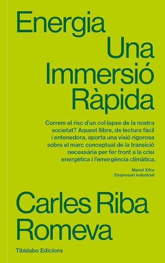 ENERGIA | 9788410013087 | RIBA ROMEVA,CARLES | Libreria Geli - Librería Online de Girona - Comprar libros en catalán y castellano