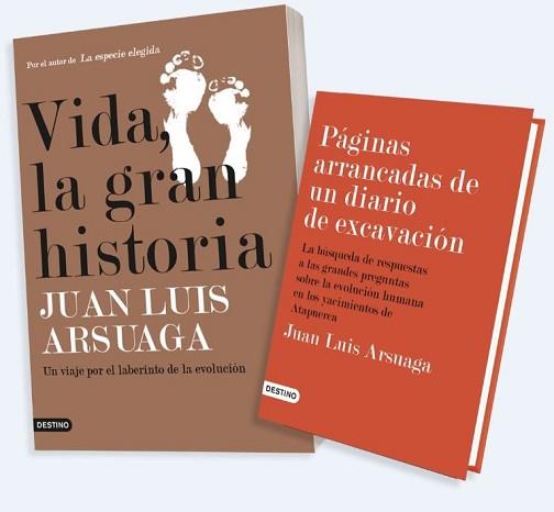 VIDA,LA GRAN HISTORIA.UN VIAJE POR EL LABERINTO DE LA EVOLUCIÓN(PACK) | 9788423356546 | ARSUAGA,JOSÉ LUIS | Llibreria Geli - Llibreria Online de Girona - Comprar llibres en català i castellà