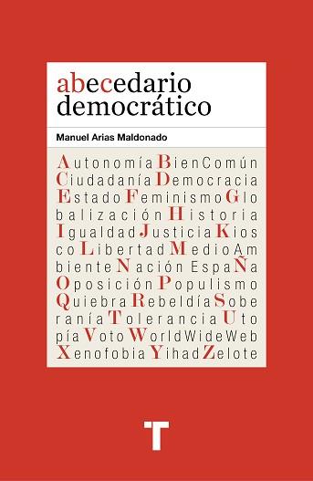 ABECEDARIO DEMOCRÁTICO | 9788418428579 | ARIAS MALDONADO,MANUEL | Llibreria Geli - Llibreria Online de Girona - Comprar llibres en català i castellà