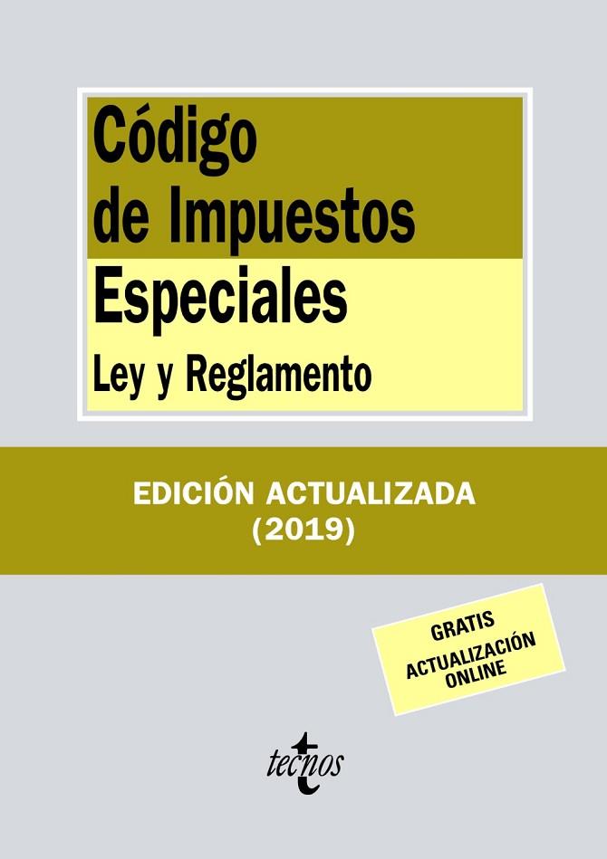CÓDIGO DE IMPUESTOS ESPECIALES.LEY Y REGLAMENTO | 9788430975464 | Llibreria Geli - Llibreria Online de Girona - Comprar llibres en català i castellà