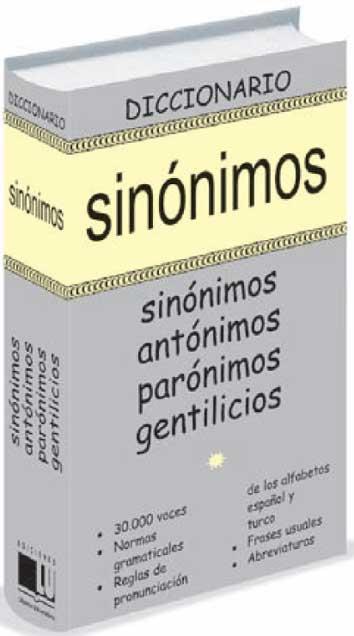 DICCIONARIO SINONIMOS ANTONIMOS PARANOMINOS GENTILICIOS | 9788496865150 | Libreria Geli - Librería Online de Girona - Comprar libros en catalán y castellano