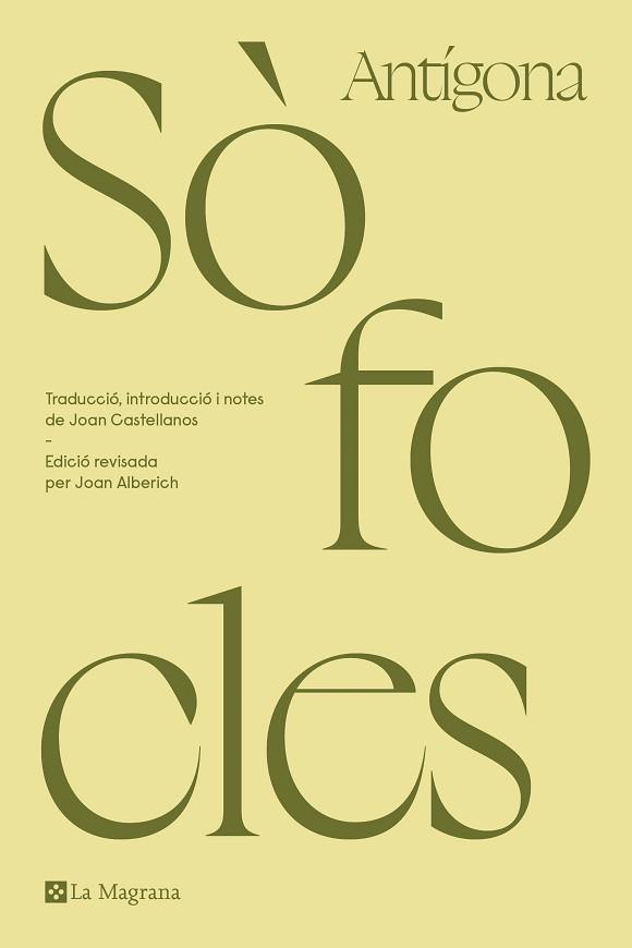 ANTÍGONA(SOFOCLES) | 9788419013767 | SÒFOCLES, | Llibreria Geli - Llibreria Online de Girona - Comprar llibres en català i castellà