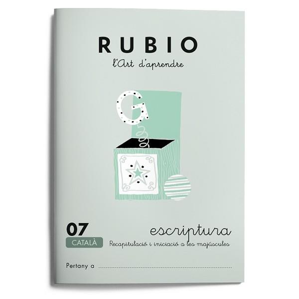 RUBIO.ESCRIPTURA-7 (RECAPITULACIÓ I INICIACIÓ A LES MAJÚSCULES) | 9788489773479 | RUBIO SILVESTRE, RAMÓN | Llibreria Geli - Llibreria Online de Girona - Comprar llibres en català i castellà