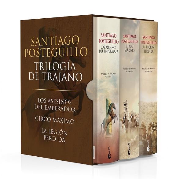 LOS ASESINOS DEL EMPERADOR/CIRCO MAXIMO/LA LEGION PERDIDA(ESTUCHE TRILOGÍA DE TRAJANO) | 9788408197423 | POSTEGUILLO,SANTIAGO | Llibreria Geli - Llibreria Online de Girona - Comprar llibres en català i castellà