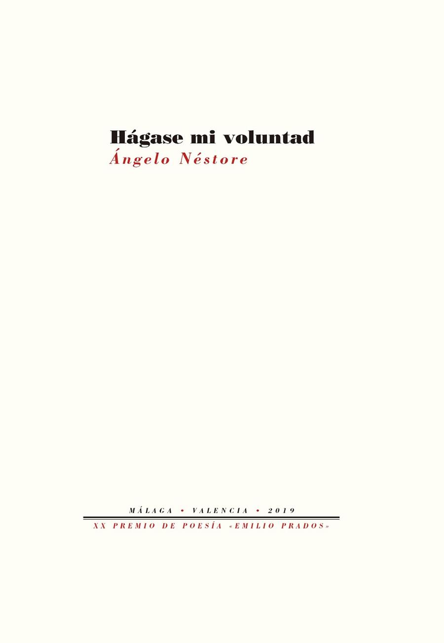 HÁGASE MI VOLUNTAD | 9788418178054 | NÉSTORE,ÁNGELO | Llibreria Geli - Llibreria Online de Girona - Comprar llibres en català i castellà