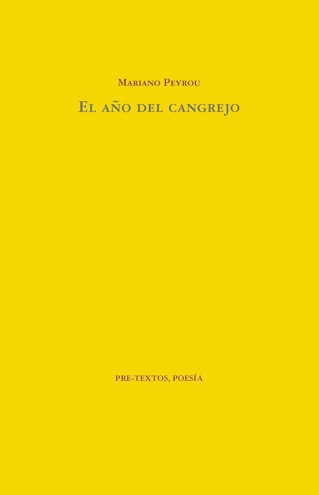 EL AñO DEL CANGREJO | 9788416906505 | PEYROU,MARIANO | Llibreria Geli - Llibreria Online de Girona - Comprar llibres en català i castellà