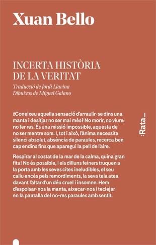 INCERTA HISTÒRIA DE LA VERITAT | 9788416738199 | BELLO,XUAN | Llibreria Geli - Llibreria Online de Girona - Comprar llibres en català i castellà