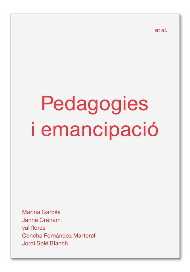 PEDAGOGIES I EMANCIPACIÓ | 9788494992483 | A.A.D.D. | Libreria Geli - Librería Online de Girona - Comprar libros en catalán y castellano