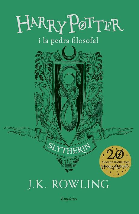 HARRY POTTER I LA PEDRA FILOSOFAL(SLYTHERIN) | 9788417016708 | ROWLING,J.K. | Llibreria Geli - Llibreria Online de Girona - Comprar llibres en català i castellà