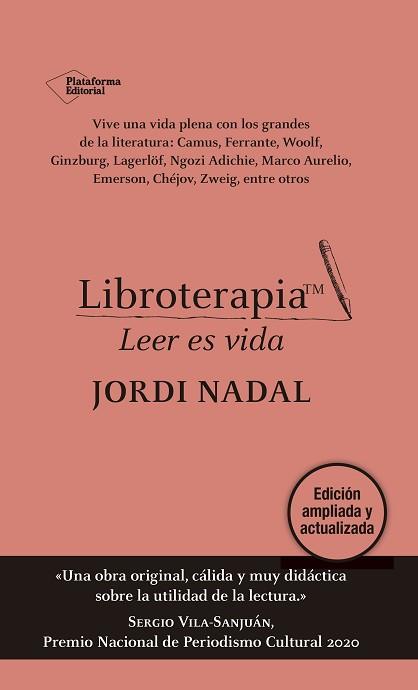 LIBROTERAPIA.LEER ES VIDA(EDICIÓN AMPLIADA Y ACTUALIZADA) | 9788418285554 | NADAL, JORDI | Llibreria Geli - Llibreria Online de Girona - Comprar llibres en català i castellà