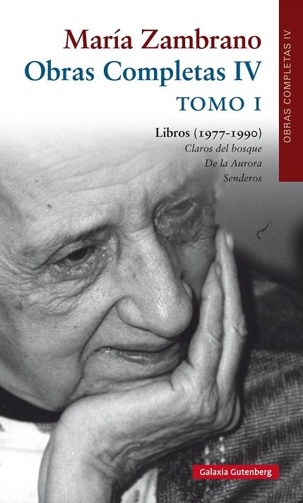 LIBROS(1977-1990.OBRAS COMPLETAS-4.TOMO-1) | 9788415472889 | ZAMBRANO,MARÍA | Llibreria Geli - Llibreria Online de Girona - Comprar llibres en català i castellà
