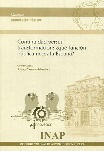 CONTINUIDAD VERSUS TRANSFORMACIÓN | 9788473517232 | CANTERO MARTÍNEZ,JOSEFA | Llibreria Geli - Llibreria Online de Girona - Comprar llibres en català i castellà