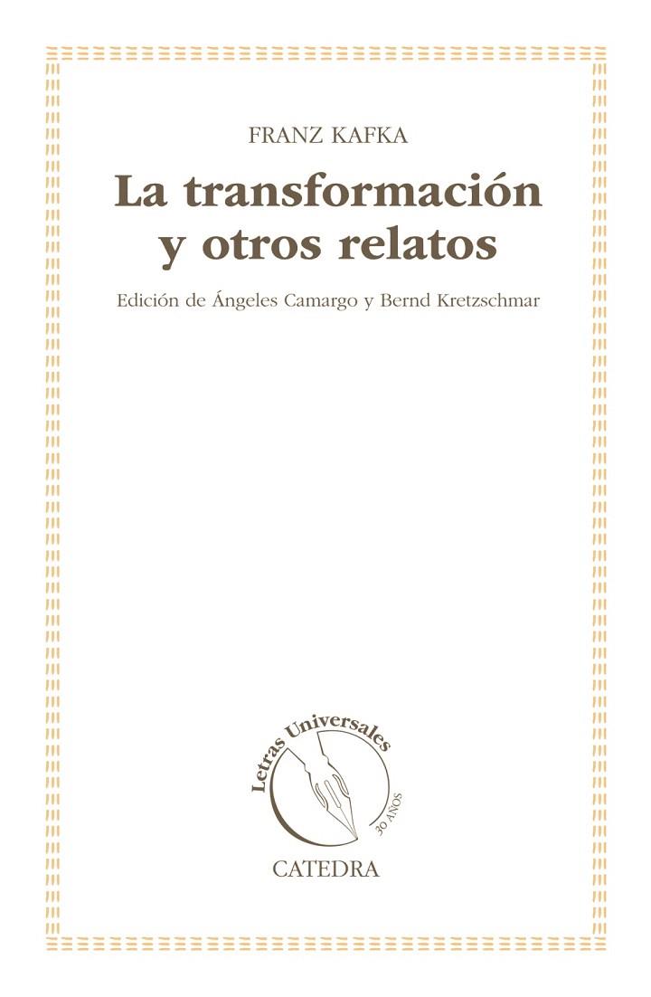 LA TRANSFORMACIÓN Y OTROS RELATOS | 9788437631752 | KAFKA,FRANZ | Llibreria Geli - Llibreria Online de Girona - Comprar llibres en català i castellà
