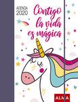 CONTIGO LA VIDA ES MÁGICA.UNICORNIOS(AGENDA 2020) | 8437018304141 | Llibreria Geli - Llibreria Online de Girona - Comprar llibres en català i castellà