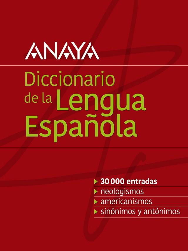 DICCIONARIO ANAYA DE LA LENGUA | 9788499743073 | VOX EDITORIAL | Llibreria Geli - Llibreria Online de Girona - Comprar llibres en català i castellà