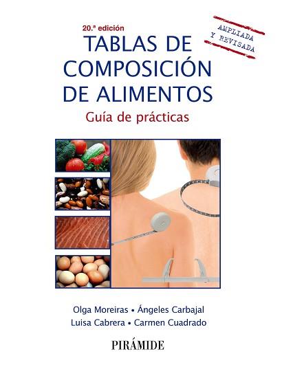 TABLAS DE COMPOSICIÓN DE ALIMENTOS.GUIAS DE PRACTICAS(20ª EDICIÓN) | 9788436846577 | MOREIRAS TUNI,OLGA/CARBAJAL,ÁNGELES/CABRERA FORNEIRO,LUISA/CUADRADO VIVES,CARMEN | Llibreria Geli - Llibreria Online de Girona - Comprar llibres en català i castellà