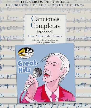 CANCIONES COMPLETAS(1980-2008) | 9788416968848 | DE CUENCA Y PRADO, LUIS ALBERTO | Llibreria Geli - Llibreria Online de Girona - Comprar llibres en català i castellà