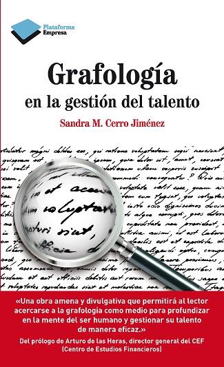 GRAFOLOGÍA EN LA GESTIÓN DEL TALENTO | 9788415750734 | CERRO JIMÉNEZ,SANDRA M. | Llibreria Geli - Llibreria Online de Girona - Comprar llibres en català i castellà