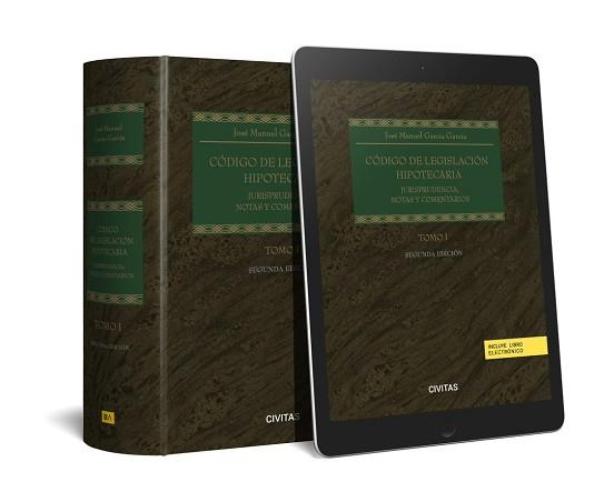 CÓDIGO DE LEGISLACIÓN HIPOTECARIA (2 TOMOS/PAPEL + E-BOOK/2ª EDICIÓN 2023) | 9788411255806 | GARCÍA GARCÍA,JOSÉ MANUEL | Llibreria Geli - Llibreria Online de Girona - Comprar llibres en català i castellà