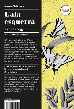 L'ALA ESQUERRA(ENCEGADOR-1) | 9788417339128 | CARTARESCU,MIRCEA | Llibreria Geli - Llibreria Online de Girona - Comprar llibres en català i castellà