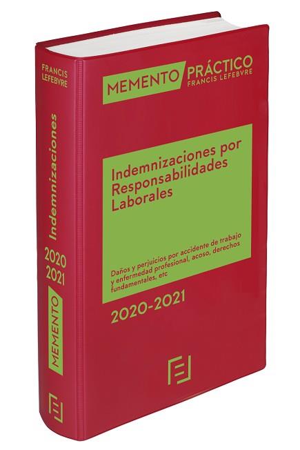 MEMENTO PRÁCTICO INDEMNIZACIONES POR RESPONSABILIDADES LABORALES 2020-2021 | 9788418190087 |   | Llibreria Geli - Llibreria Online de Girona - Comprar llibres en català i castellà