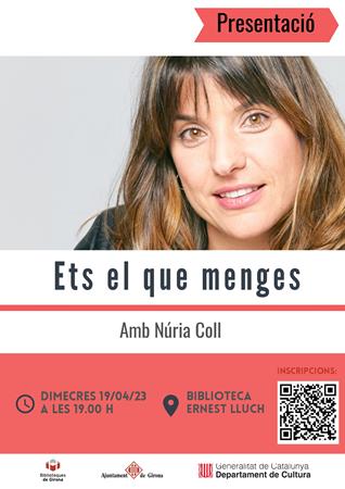 PRSENTACIÓ DEL LLIBRE " ETS EL QUE MENGES " | Llibreria Geli - Llibreria Online de Girona - Comprar llibres en català i castellà