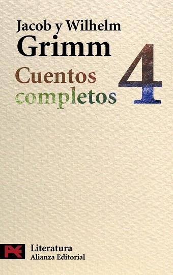 GRIMM.CUENTOS COMPLETOS-4 | 9788420649597 | GRIMM,JACOB/GRIMM,WILHELM | Llibreria Geli - Llibreria Online de Girona - Comprar llibres en català i castellà