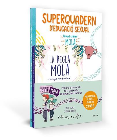 APRÈN AMB MENSTRUITA (LA REGLA MOLA + SUPERQUADERN D'EDUCACIÓ SEXUAL) | 9788419975065 | SALVIA,ANNA | Llibreria Geli - Llibreria Online de Girona - Comprar llibres en català i castellà