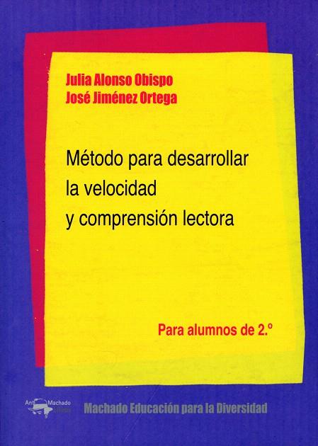 MÉTODO PARA DESARROLLAR LA VELOCIDAD Y COMPRENSIÓN LECTORA | 9788477742920 | JIMÉNEZ ORTEGA,JOSÉ/ALONSO OBISPO,JULIA | Llibreria Geli - Llibreria Online de Girona - Comprar llibres en català i castellà