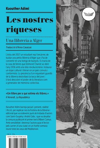 LES NOSTRES RIQUESES.UNA LLIBRERIA A L'ALGER | 9788417339142 | ADIMI,KAOUTHER | Llibreria Geli - Llibreria Online de Girona - Comprar llibres en català i castellà
