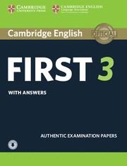 CAMBRIDGE ENGLISH FIRST-3(STUDENT'S BOOK WITH ANSWERS WITH AUDIO) | 9781108380782 |   | Llibreria Geli - Llibreria Online de Girona - Comprar llibres en català i castellà