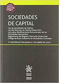 SOCIEDADES DE CAPITAL(7ª EDICIÓN 2019) | 9788491903109 | OLAVARRÍA IGLESIA,JESÚS/Y OTROS | Llibreria Geli - Llibreria Online de Girona - Comprar llibres en català i castellà