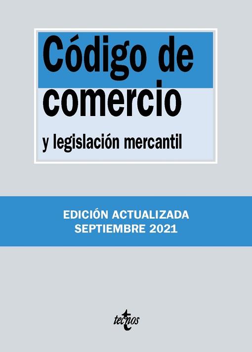 CÓDIGO DE COMERCIO(EDICIÓN 2021) | 9788430982721 |   | Llibreria Geli - Llibreria Online de Girona - Comprar llibres en català i castellà