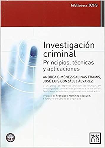 INVESTIGACIÓN CRIMINAL | 9788483564844 | Llibreria Geli - Llibreria Online de Girona - Comprar llibres en català i castellà