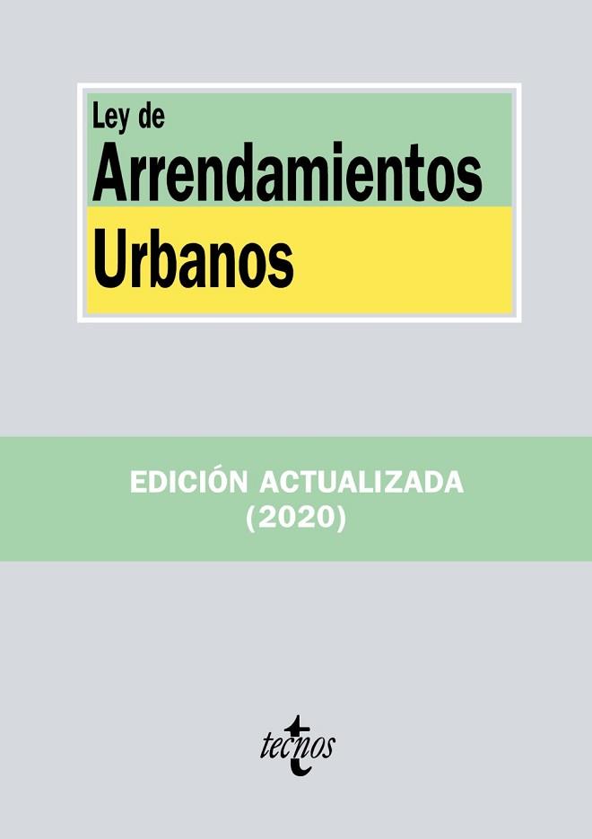 LEY DE ARRENDAMIENTOS URBANOS(EDICIÓN 2020) | 9788430979998 |   | Llibreria Geli - Llibreria Online de Girona - Comprar llibres en català i castellà