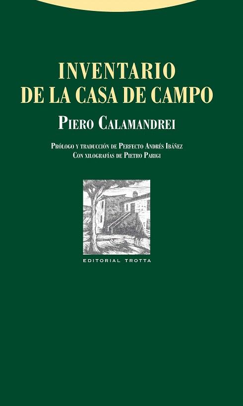 INVENTARIO DE LA CASA DE CAMPO | 9788498792164 | CALAMANDREI,PIERO | Libreria Geli - Librería Online de Girona - Comprar libros en catalán y castellano