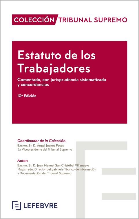 ESTATUTO DE LOS TRABAJADORES(LEYES COMENTADAS CON JURISPRUDENCIA SISTEMATIZADA Y CONCORDANCIAS.10ª EDICIÓN 2020) | 9788417985943 | Llibreria Geli - Llibreria Online de Girona - Comprar llibres en català i castellà