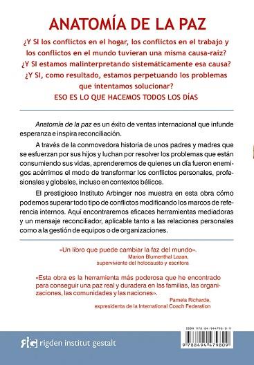 ANATOMÍA DE LA PAZ | 9788494479809 | THE ARBINGER INSTITUTE | Llibreria Geli - Llibreria Online de Girona - Comprar llibres en català i castellà