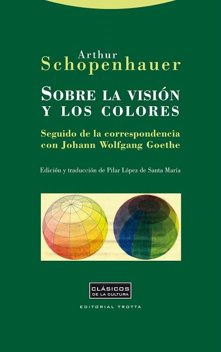 SOBRE LA VISION Y LOS COLORES | 9788498793505 | SCHOPENHAUER,ARTHUR | Llibreria Geli - Llibreria Online de Girona - Comprar llibres en català i castellà