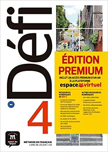 DEFI-4(LIVRE DE L'ÉLÈVE+CD PREMIUM.NIVEAU B2) | 9788417249724 | Llibreria Geli - Llibreria Online de Girona - Comprar llibres en català i castellà