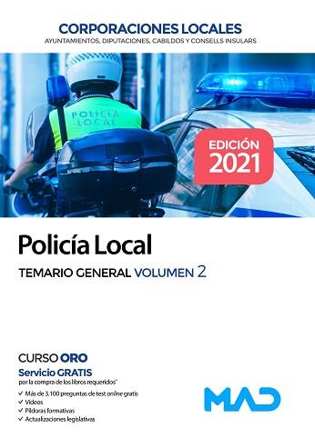 POLICÍA LOCAL(TEMARIO GENERAL-2.EDICIÓN 2021) | 9788414245712 | APARICIO APARICIO,ANA Mª/CANO GARCIA,FRANCISCO JAVIER | Llibreria Geli - Llibreria Online de Girona - Comprar llibres en català i castellà