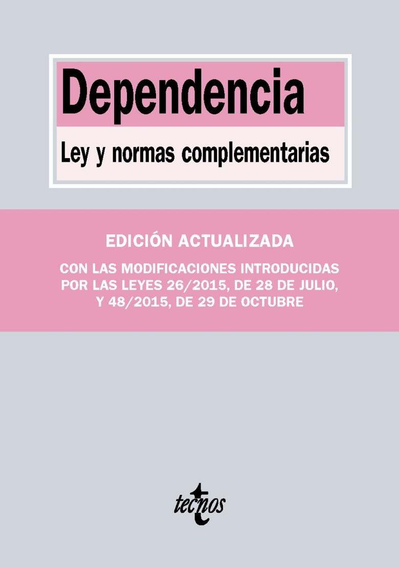 DEPENDENCIA.LEY Y NORMAS COMPLEMENTARIAS | 9788430969067 | Llibreria Geli - Llibreria Online de Girona - Comprar llibres en català i castellà