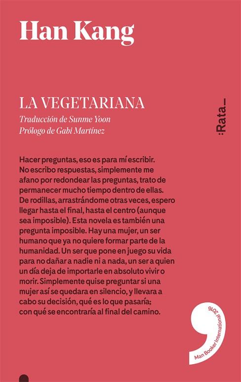 LA VEGETARIANA(CASTELLANO) | 9788416738137 | HAN KANG | Llibreria Geli - Llibreria Online de Girona - Comprar llibres en català i castellà