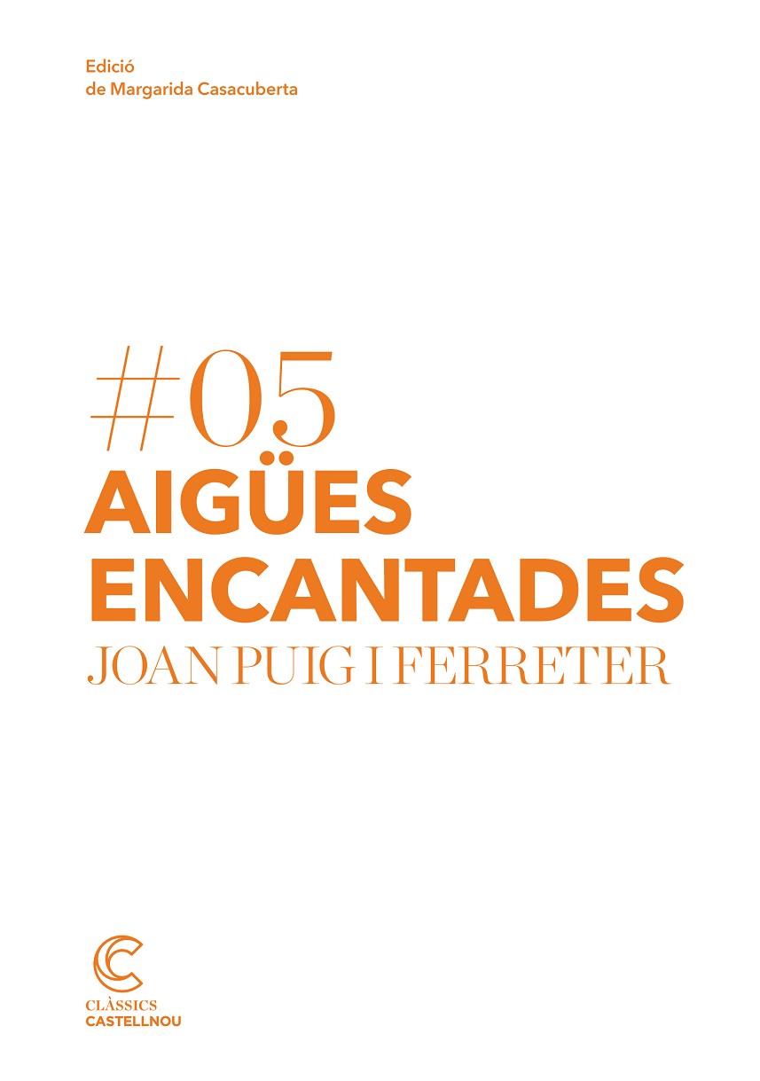 AIGÜES ENCANTADES | 9788498049954 | PUIG I FERRETER,JOAN | Llibreria Geli - Llibreria Online de Girona - Comprar llibres en català i castellà