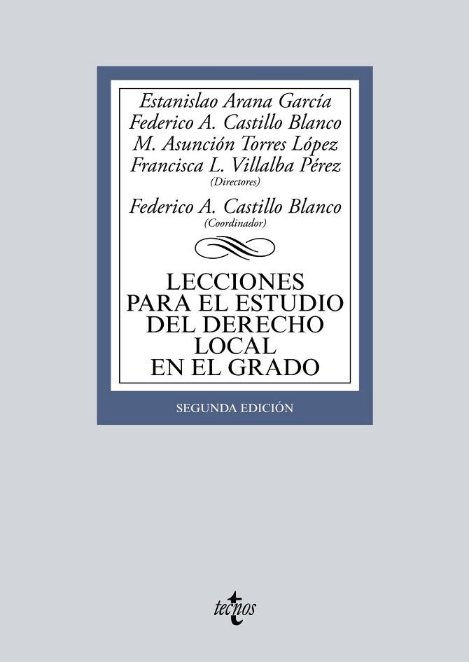 LECCIONES PARA EL ESTUDIO DEL DERECHO LOCAL EN EL GRADO(2ª EDICION 2019) | 9788430976027 | A.A.D.D. | Llibreria Geli - Llibreria Online de Girona - Comprar llibres en català i castellà