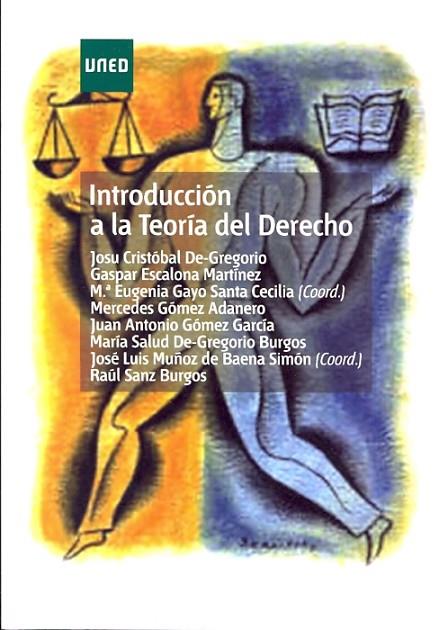 INTRODUCCION A LA TEORIA DEL DERECHO | 9788436260984 | DE GREGORIO,JOSU CRISTOBAL | Llibreria Geli - Llibreria Online de Girona - Comprar llibres en català i castellà